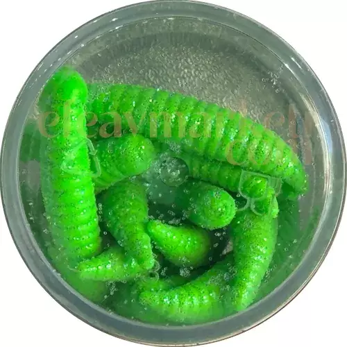 Renat Trout Bait Silikon Kurtçuk Yeşil - 1