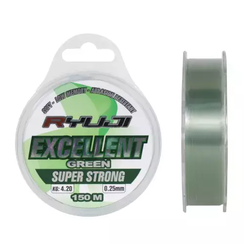 Ryuji Excellent Green Super Strong Misina 150 Mt. - 1