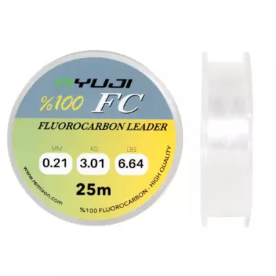 Ryuji FC Fluoro Carbon Leader Misina 25 Mt. 